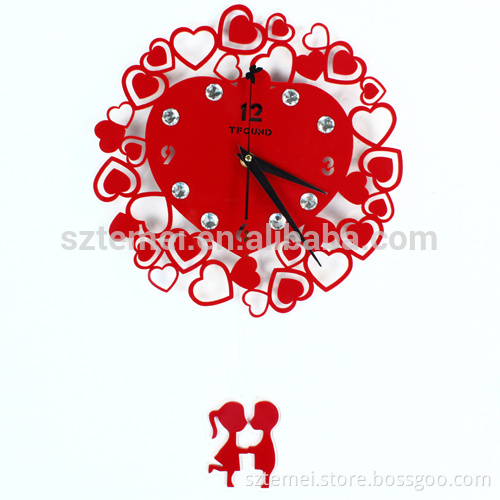 customized acrylic wall clock